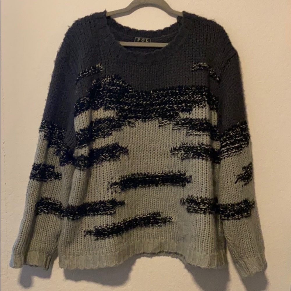 Grey Knit Sweater